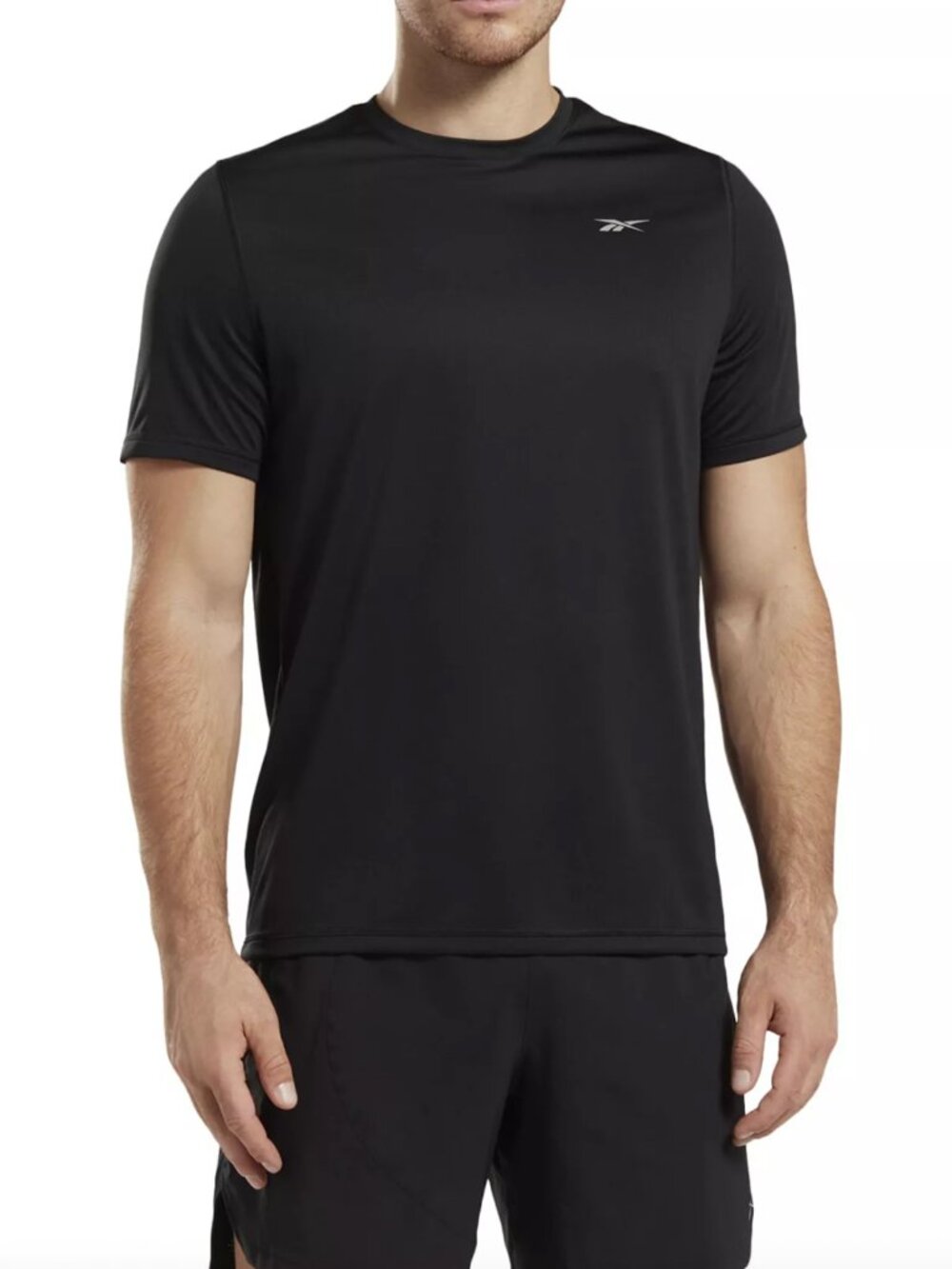 Reebok Black Running T-Shirt in Medium